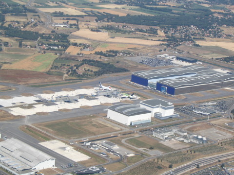 The Airbus plant at Toulouse